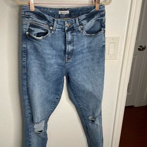 Good American Jean High Rise Excellent preowned condition. No flaws to note